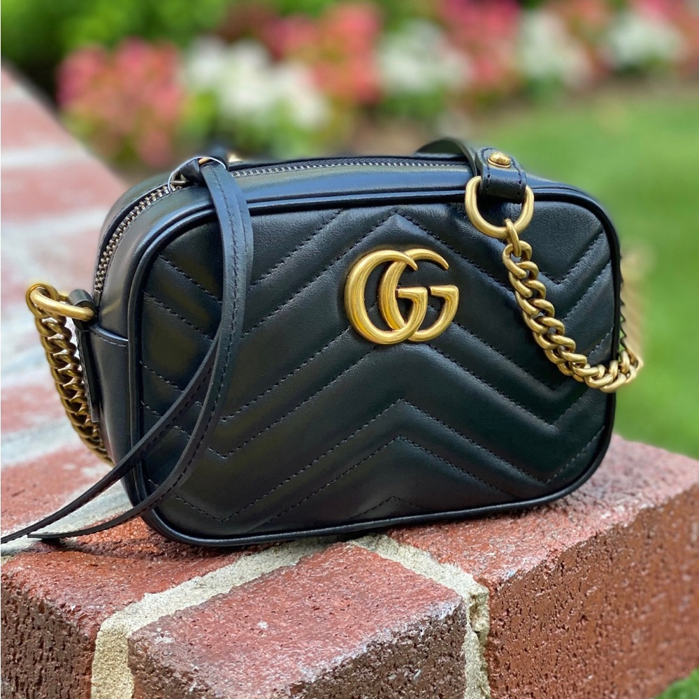 Gucci Marmont Camera Bag - Mint Condition with COA and Dustbag